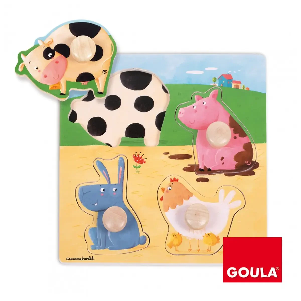 Puzzle Animais de Quinta