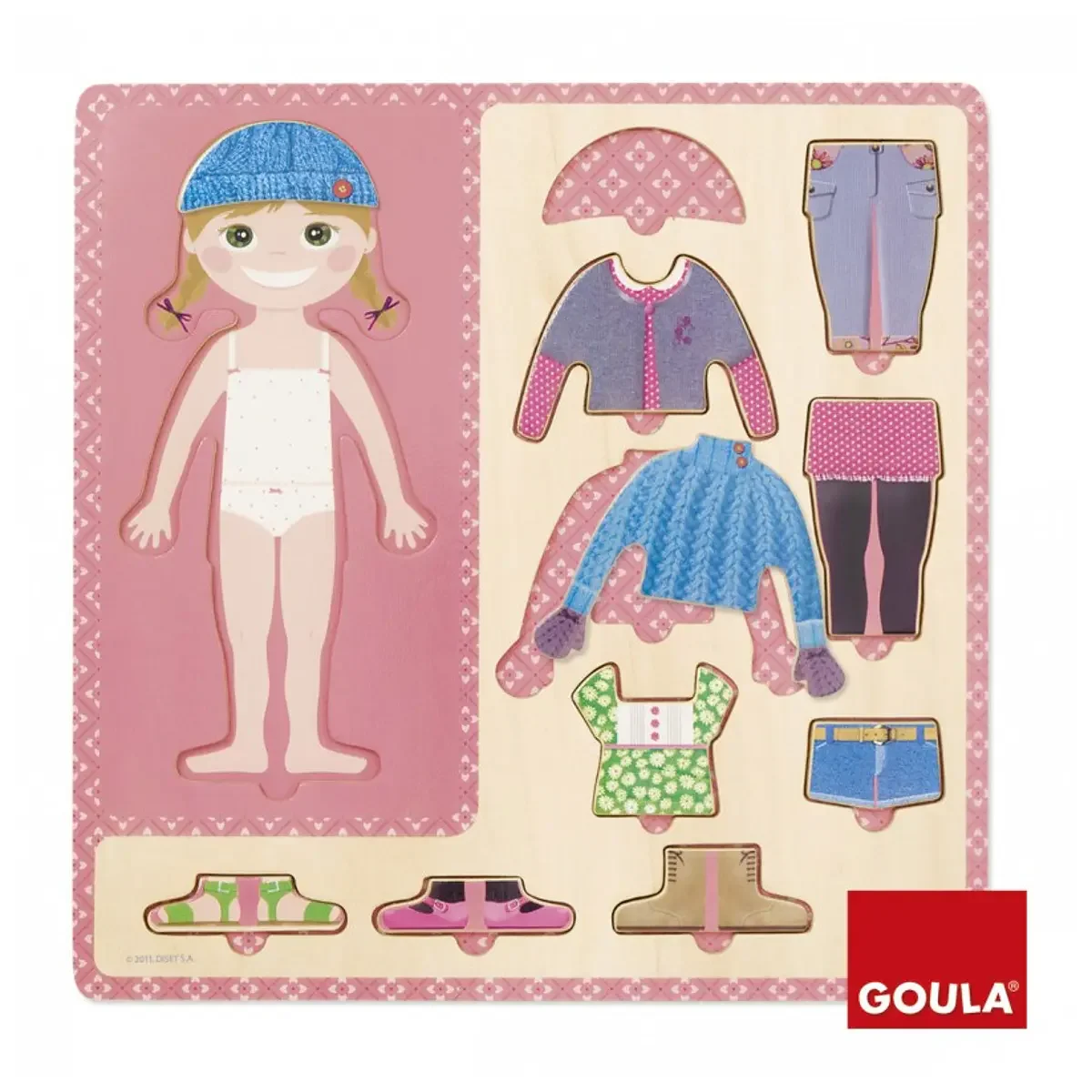 Puzzle Vestir a Menina