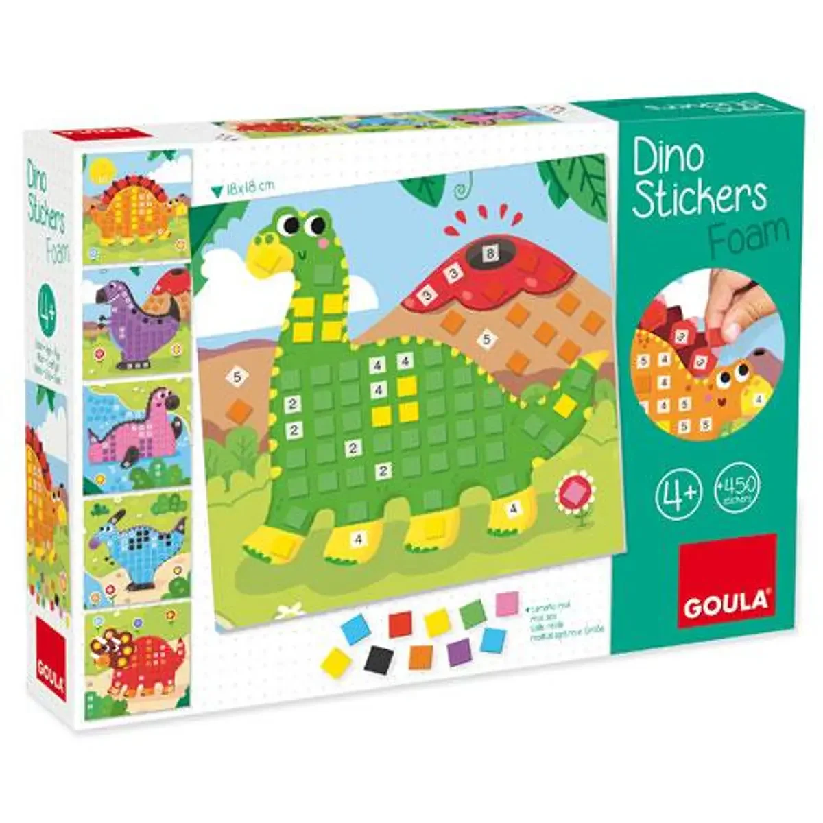 Dinossauros Stickers Formas