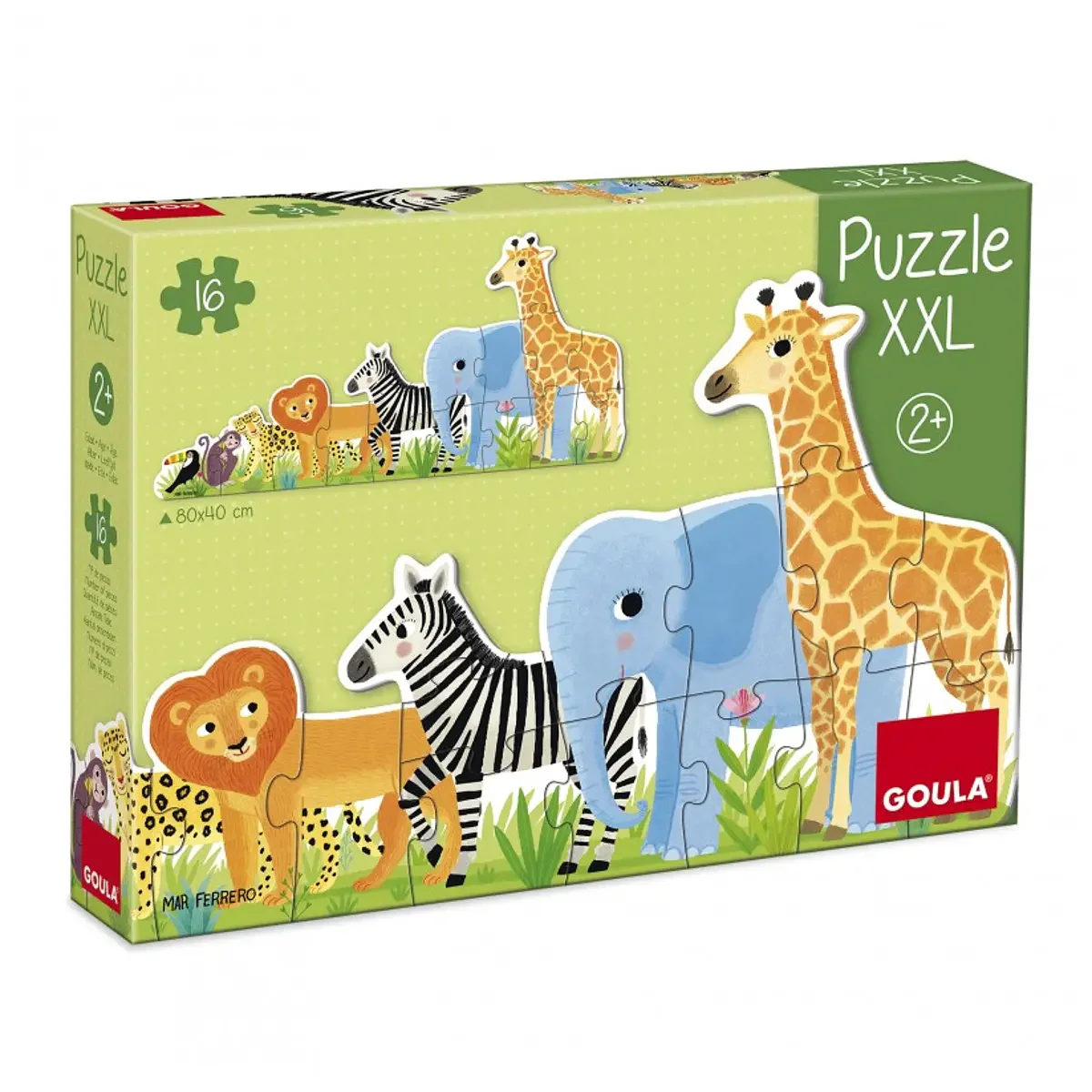Puzzle XXL Decrescente da Selva