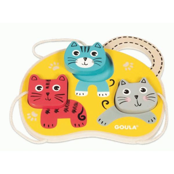 Goula Puzzle 3 gatos 53460