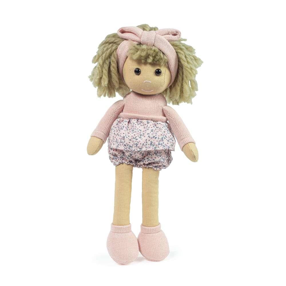 Boneca de Peluche Pasito a Pasito Cris Lili Flowers Rosa