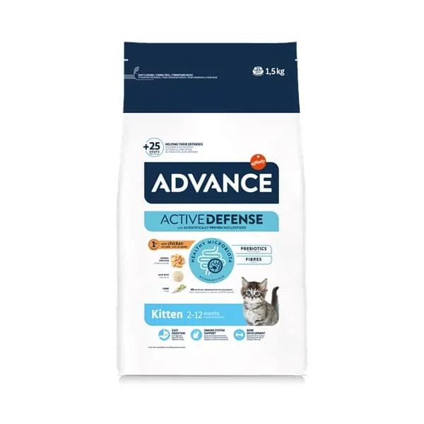 Advance Kitten Chicken & Rice - 1,5 kg - ParAnimais