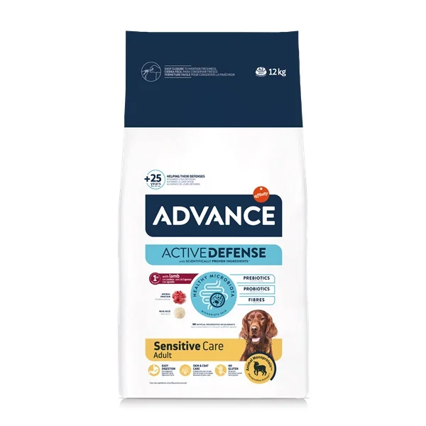 Advance Dog Sensitive Lamb & Rice - 12 kg - ParAnimais