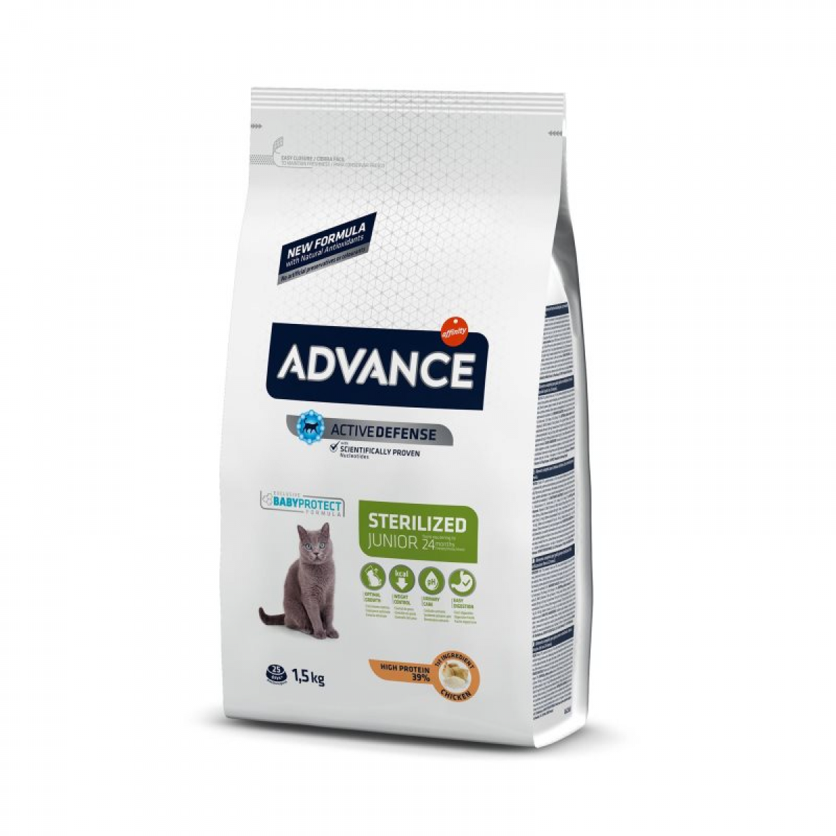 Advance Cat Sterilised Junior Chicken & Rice - 1,5 kg - ParAnimais