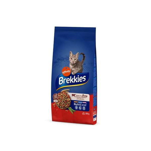 Brekkies Excel Adult Mix Beef Cat 15Kg