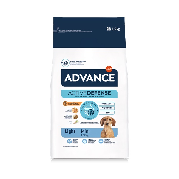 Advance Dog Mini Light Chicken & Rice – 1,5 kg