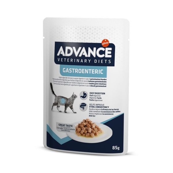 Ração Húmida Advance Vet Diets Cat Gastroenteric 12x 85g
