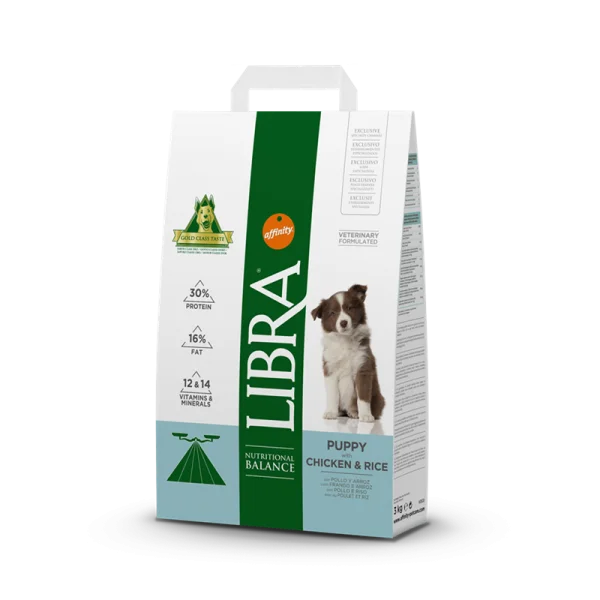 Libra Cão Puppy Frango - 12 kg da Affinity - ParAnimais