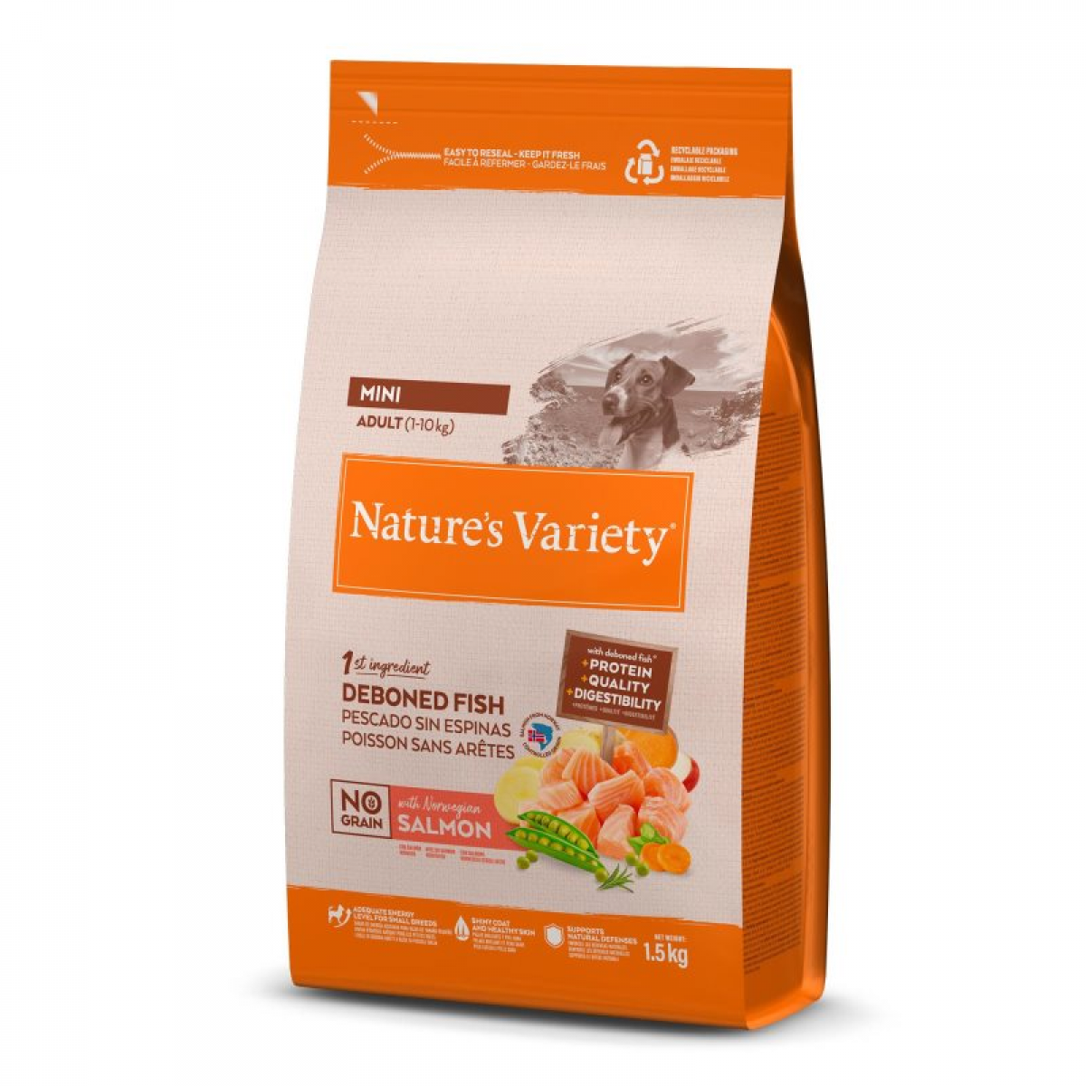 Nature's Variety Original No Grain Mini Salmon 1,5Kg