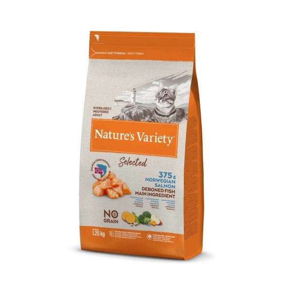 Nature's Variety Selected No Grain Sterilized Norwegian Salmon 1,25Kg