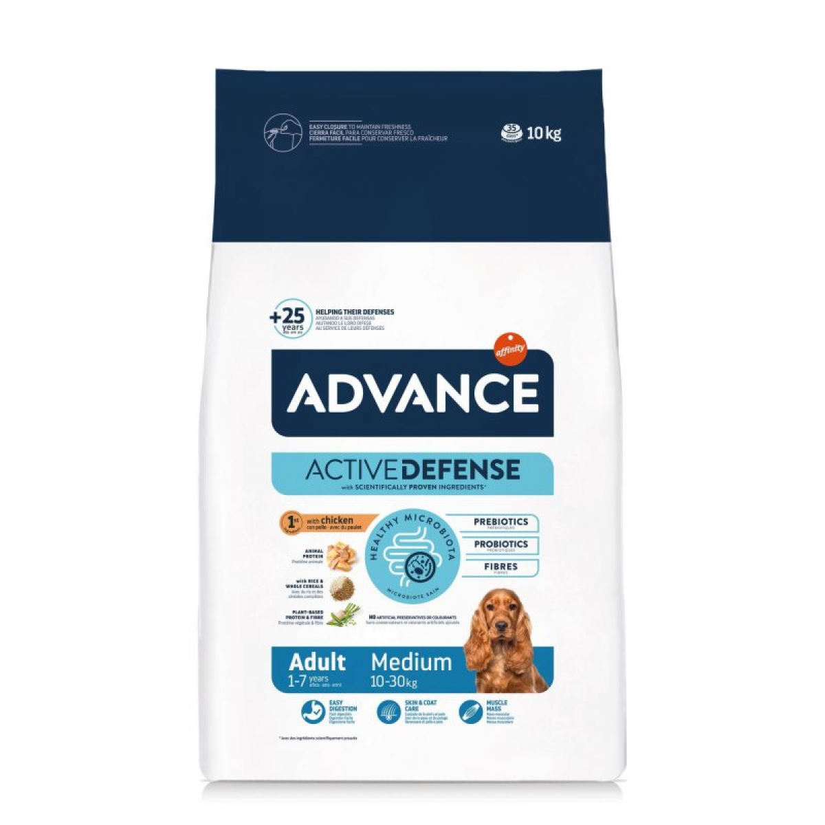 Advance Cão Médio Adulto Frango e Arroz 10kg