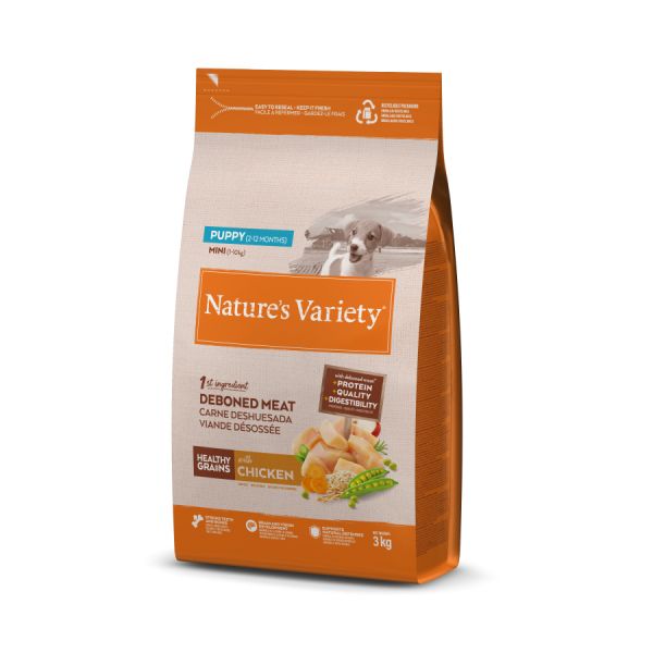 Nature's Variety Cão Grain Mini Puppy Frango 1,5Kg