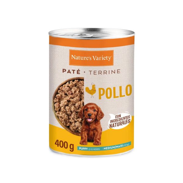 Ração Húmida Nature's Variety Paté Frango Cachorro 400g