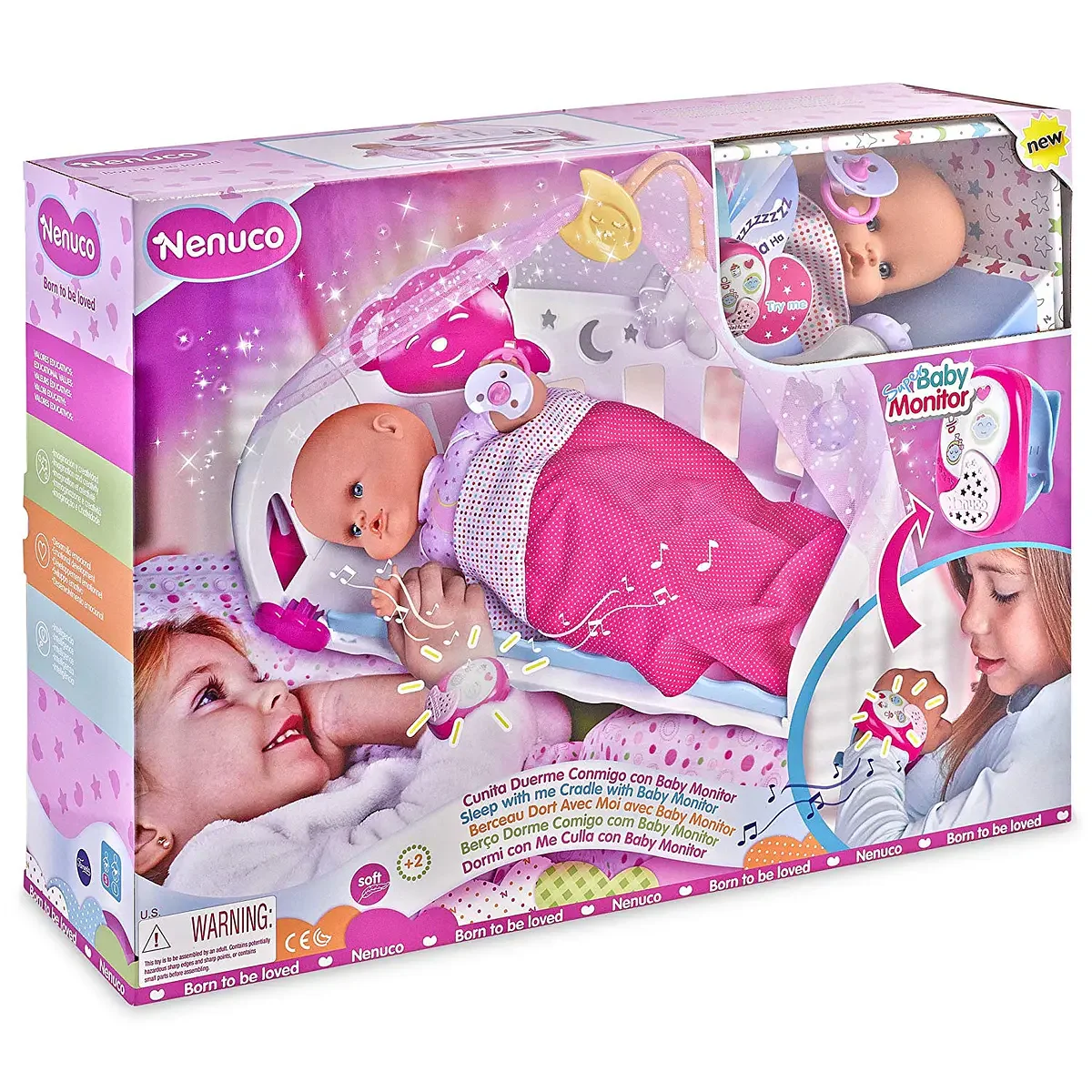 Nenuco Berço Dorme Comigo com Baby Monitor