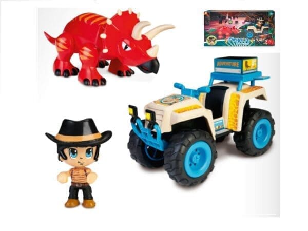 Pinypon Action Wild Quad com Styracosaurus