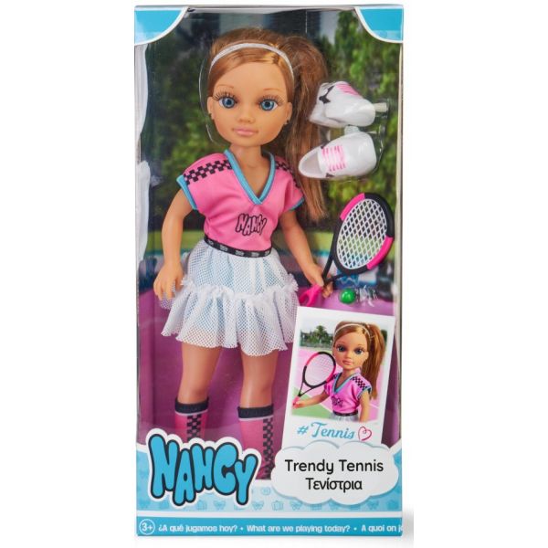 Nancy Trendy Tennis Cabelo Castanho