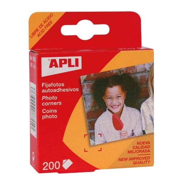 Apli Cantoneiras Adesivas 18x17 mm 200 Un.