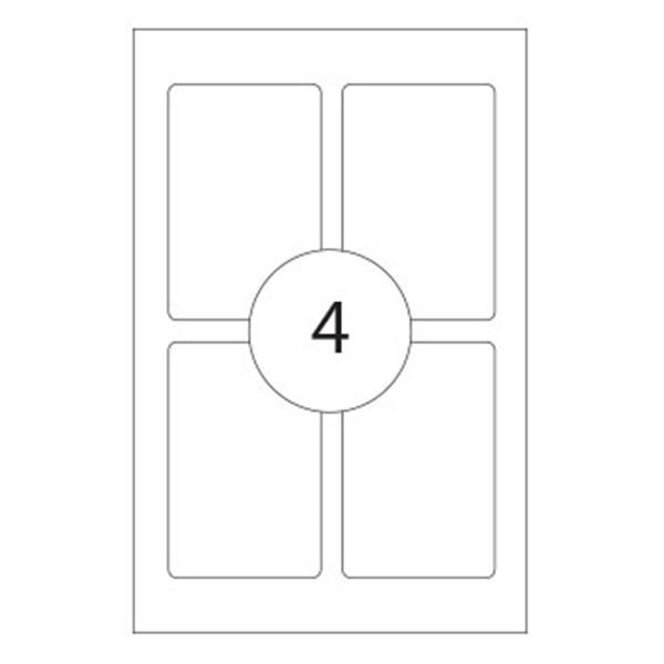Apli 40 un. Etiquetas 53x82mm 10Fls Branco - APL01659