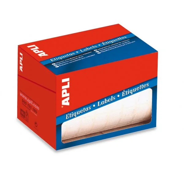 Apli Etiquetas Cantos Redondos 8x12 mm 01676