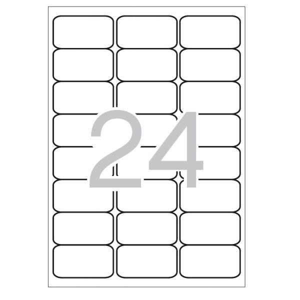 Apli Etiquetas Adesivas 64x33,9mm 100 Fls - 02409