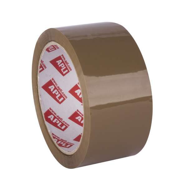 Apli Fita Adesiva Acrílico Marrom 48 mm x 66 m 36 Unidades