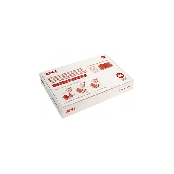 Apli Forra Livros Ajustável 290x530mm Transparente 130mic 100 Un.