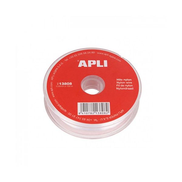 APLI Fio de Nylon 0,35mm 100mts