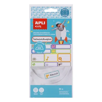 Etiquetas Termoadesivas Apli Kids Têxteis
