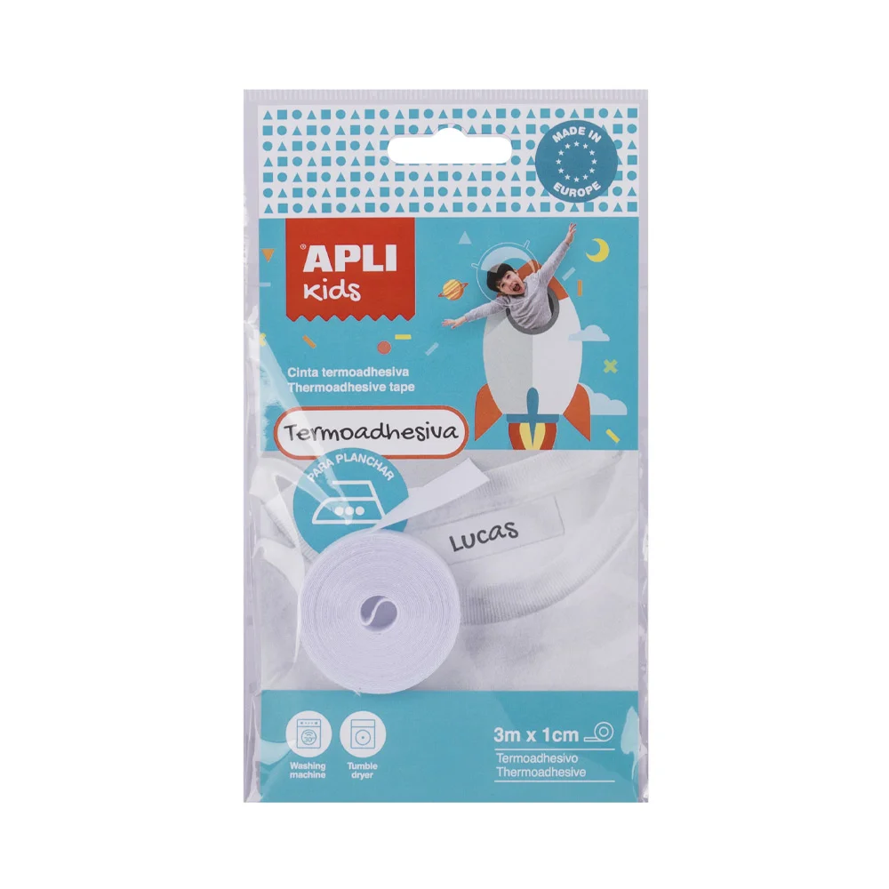 Fita Termoadesiva Apli Kids Têxteis 10mmx3m Rolo