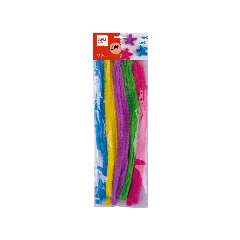 Chenille Cores Sortidas Apli 15un