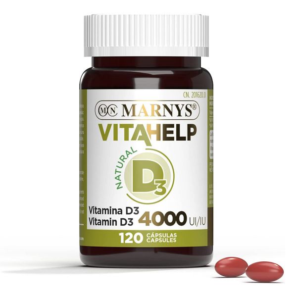 Marnys Vitamina D3 4000 Ui Vitahelp 120 Cápsulas