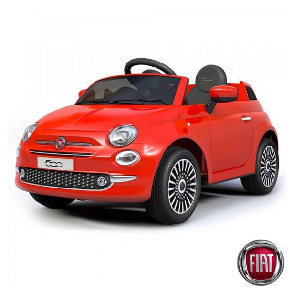 Run Run Toys Carro Fiat 500 Red 12V com Comando - HM4082