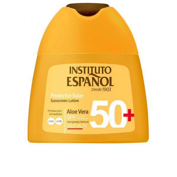 Protetor Solar Instituto Español Loção Aloe Vera SPF50+ 100ml