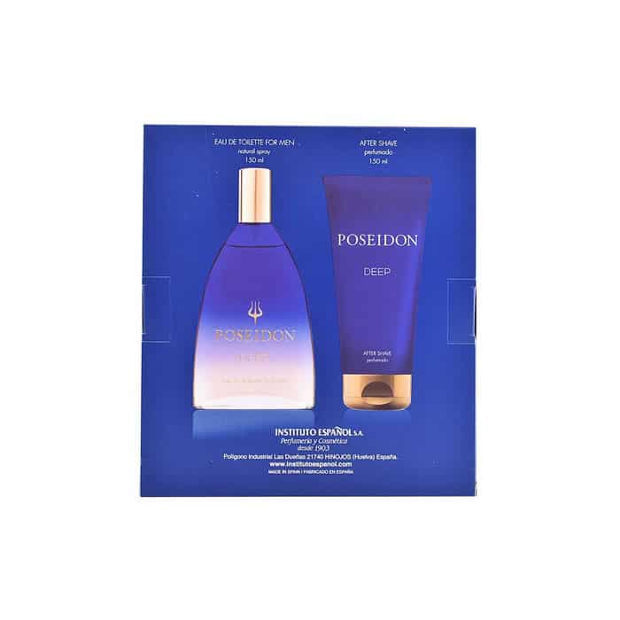 Institito Español Poseidon Deep Eau De Toilette Spray 150ml Set 2 Produtos