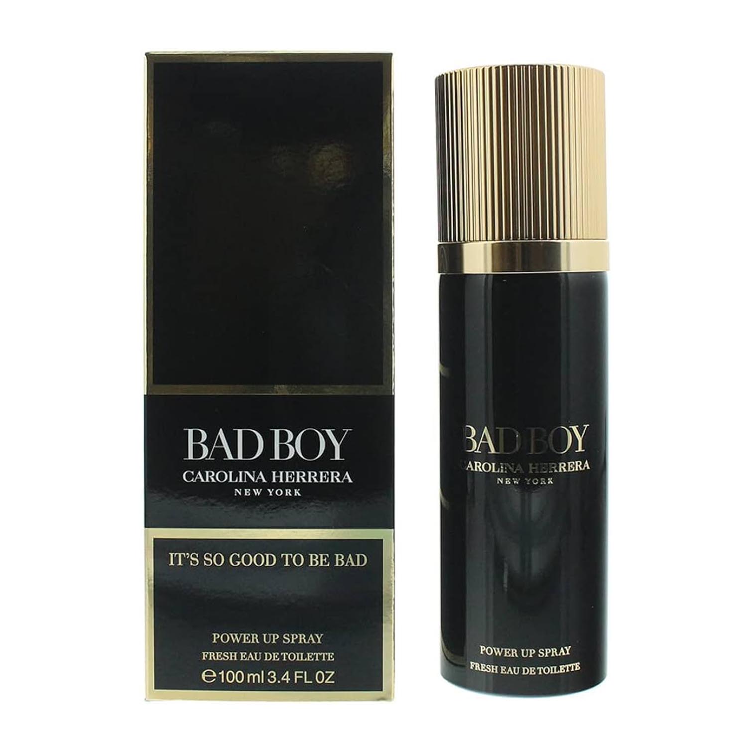 Carolina Herrera Bad Boy Spray Fresh Eau De Toilette Power Up 100ml