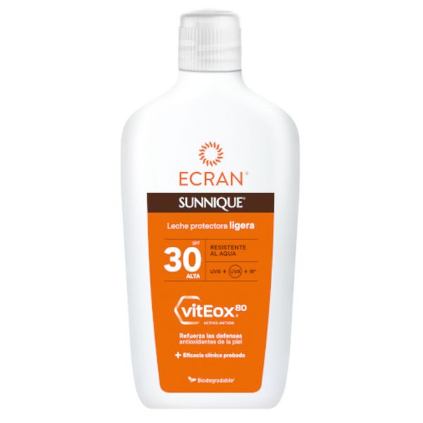 Protetor Solar Ecran Sunnique Leite Protetor Ligeiro SPF30 370ml