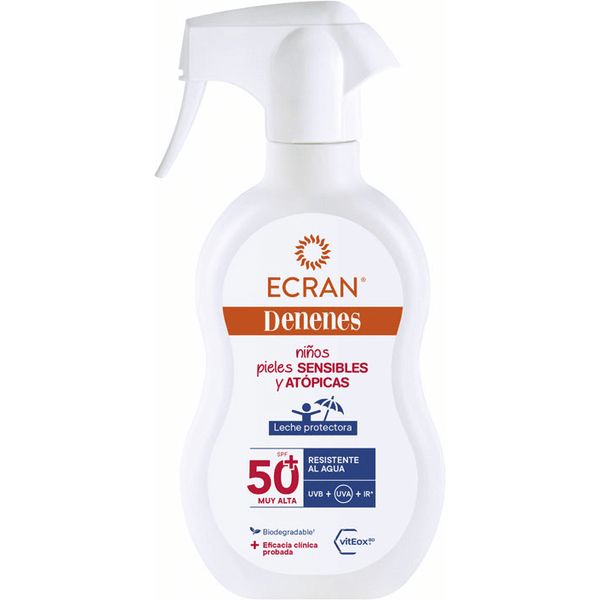 Protetor Solar Ecran Denenes Sensitive Leite FPS50+ 270ml
