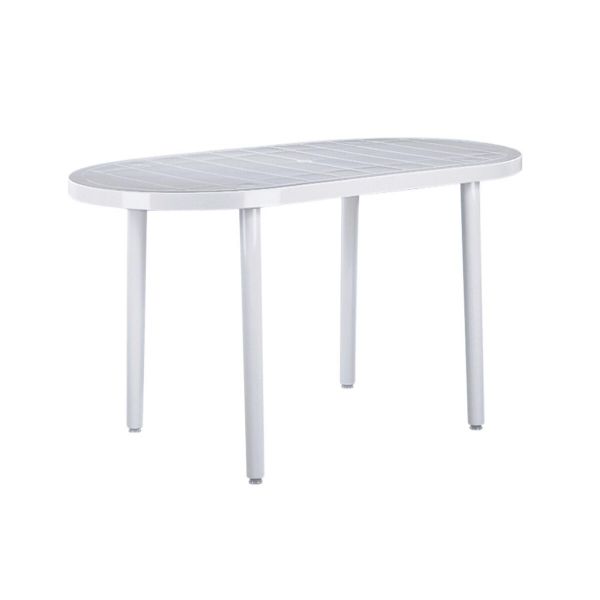 Resol Mesa Brava Oval 180x90 cm Branco