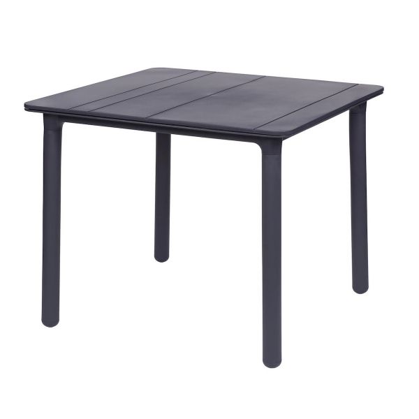 Resol Mesa Noa 90x90cm Cinzento Escuro
