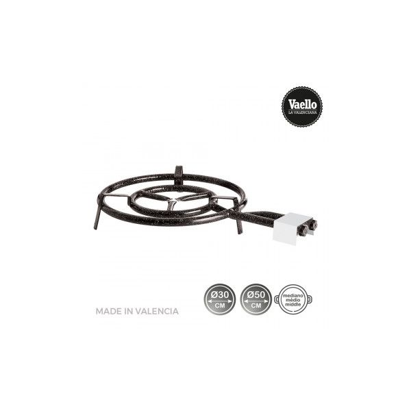 Vaello Fogareiro de Gas Butano/propano ø50cm 2 Bicos para Paelhas.