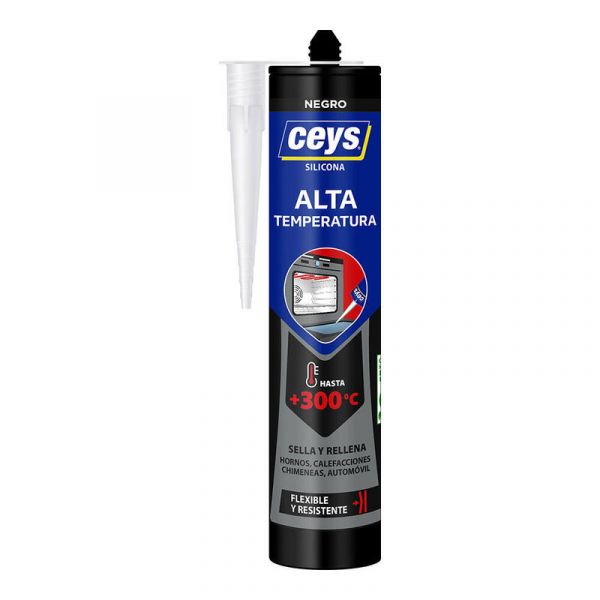 Ceys Selador/Adesivo Preto Alta Temperatura