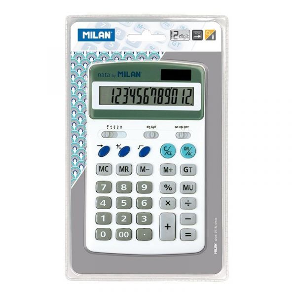 Calculadora Milan Standard 12 Dígitos Branco