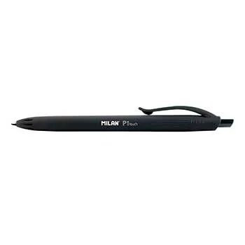 Esferográfica Preto 1mm Milan P1 Touch x 25un