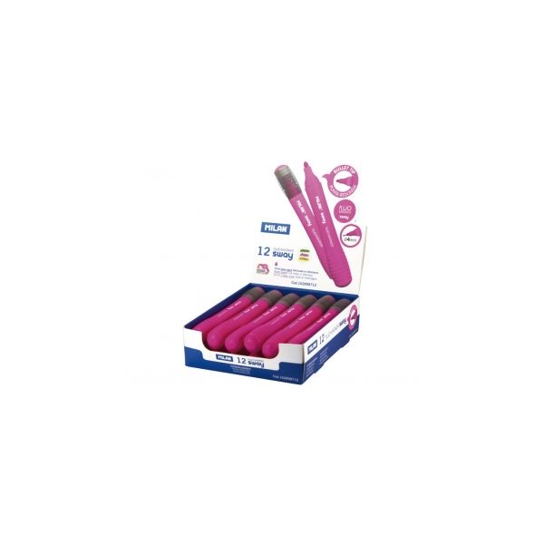 Milan 12 un. Marcador Fluorescente Rosa - 162898712
