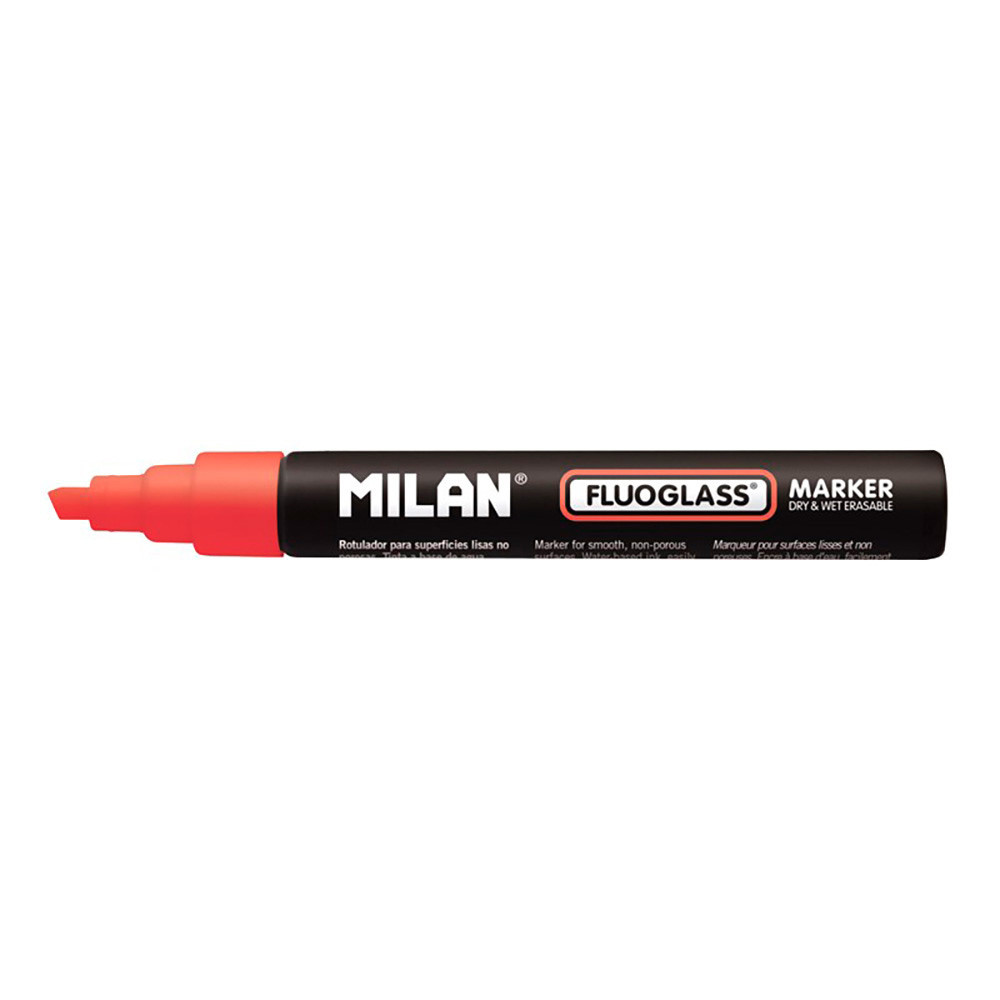 Blíster com marcador vermelho fluoglass 2 - 4mm milan