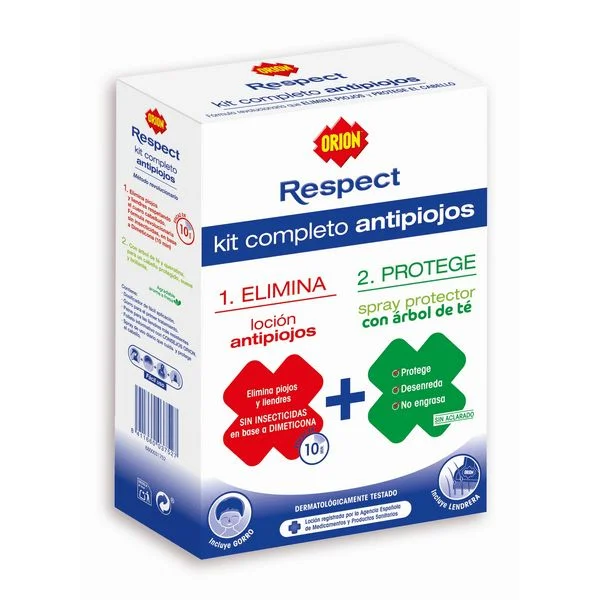 Orion Respect Kit Anti-piolhos Loção 100ml + Spray 200ml