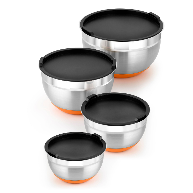 Conjunto Bra Bowl Set Efficient 4 Peças Inox