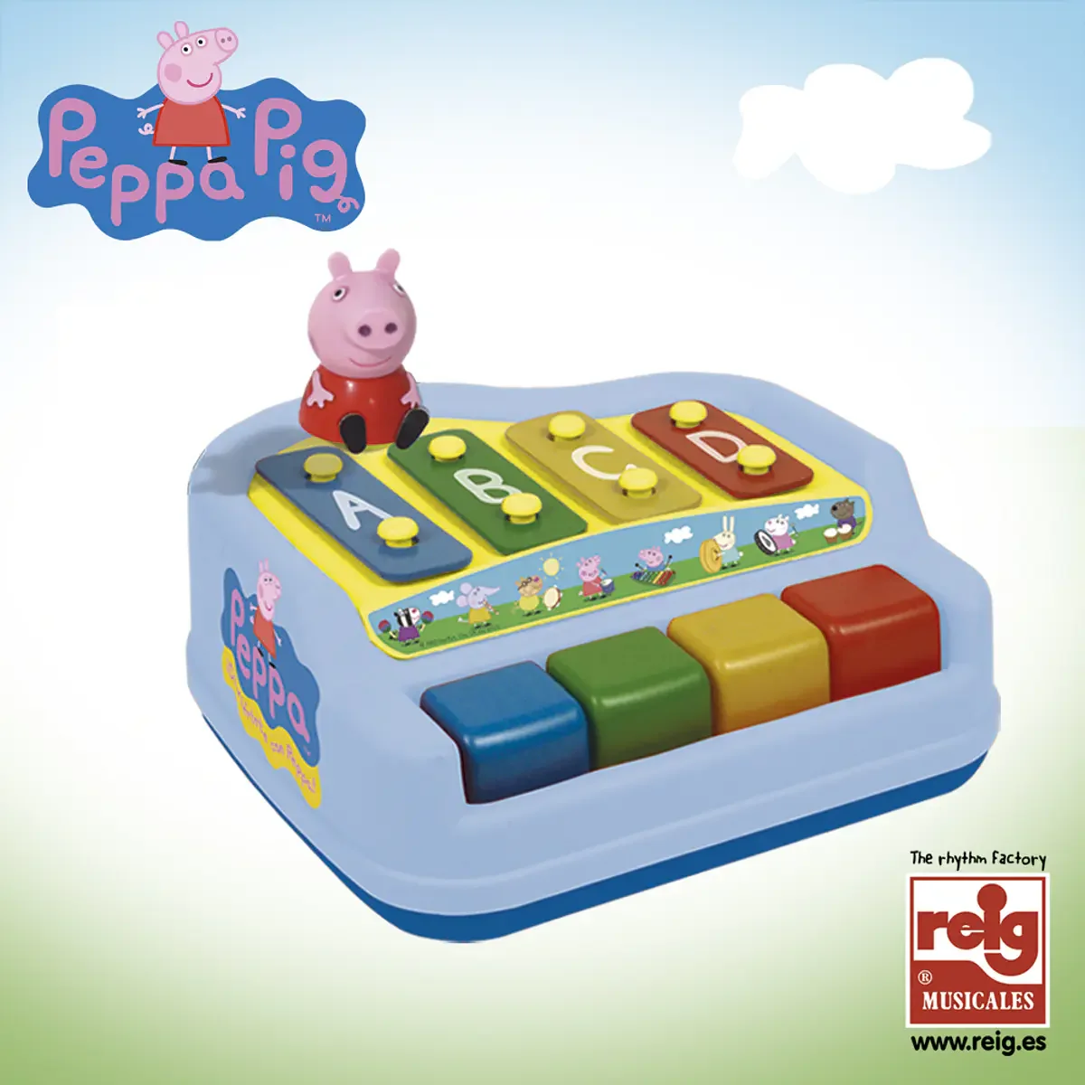 Reig Musicales Peppa Pig - Xilofone e Piano 4 Notas - 2326