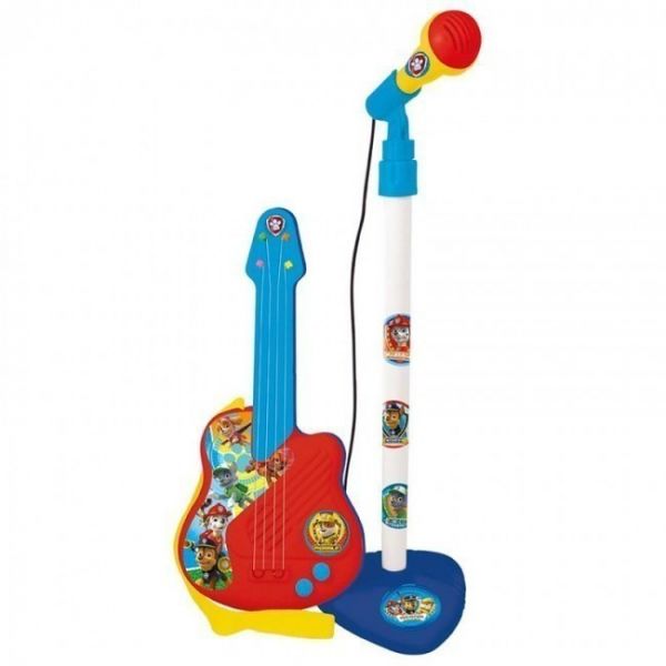 Guitarra + Microfone Patrulha Pata - MS010014
